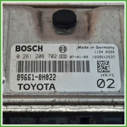 Centralina Motore Iniezione ECU BOSCH 0261208702 CITROEN C1 1.0 50kw 896610H022 2005 2014