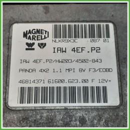 Centralina Motore Iniezione ECU MAGNETI MARELLI IAW4EF.P2 FIAT PANDA 1a Serie 1.1 40kw 46814371 1992 2004