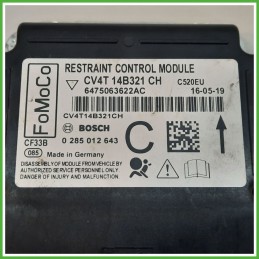 Centralina Airbag BOSCH 0285012643 FORD KUGA 2.0 TDCI 1871299 2012 2016