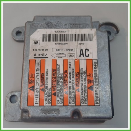 Centralina Airbag AUTOLIV 6181691 SUZUKI SPLASH 1.0 39910-52K91 2008 2015