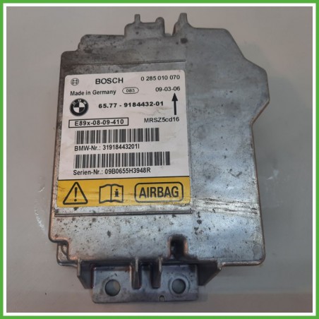Centralina Airbag BOSCH 0285010070 BMW Serie 1 E81/E87 9184432 2007 2012