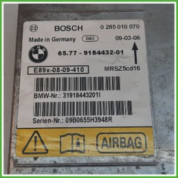 Centralina Airbag BOSCH 0285010070 BMW Serie 1 E81/E87 9184432 2007 2012