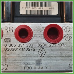Centralina ABS Modulo Pompa BOSCH 0265800316 0265231333 RENAULT CLIO 2a Serie Originale Usato