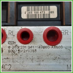 Centralina ABS Modulo Pompa BOSCH 0265800319 0265231341 NISSAN MICRA K12E Originale Usato