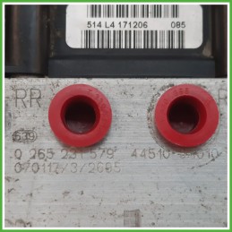 Centralina ABS Modulo Pompa BOSCH 0265800411 0265231579 CITROEN C1 Originale Usato