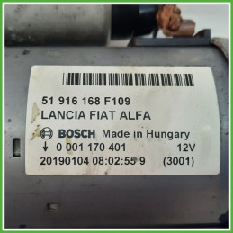Motorino Avviamento BOSCH 0001170401 FIAT 500 4S 51916168