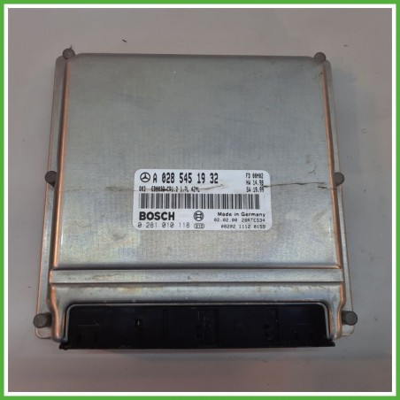 Centralina Motore Iniezione ECU BOSCH 0281010118 MERCEDES-BENZ Classe A W168 CDI 66kw A0285451932 1997 2001