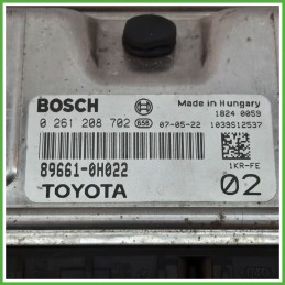 Centralina Motore Iniezione ECU BOSCH 0261208702 PEUGEOT 107 1.0 50kw 89661-0H022 2005 2014