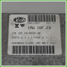 Centralina Motore Iniezione ECU MAGNETI MARELLI IAW16F.EB FIAT PUNTO 1a Serie 40kw 46480662 1993 1999