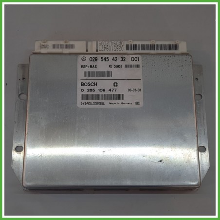 Centralina Controllo Elettronico Stabilita ESP+BAS BOSCH 0265109477 MERCEDES-BENZ Classe A W168 CDI A0295454232 1997 2001