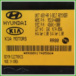 Centralina Promemoria Cinture Sicurezza HYUNDAI 4D68K1-1000 KIA RIO 3a Serie 1.4 95210H8000 2015 2017