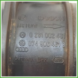 Debimetro Misuratore Massa Aria BOSCH 0281002461 AUDI A4 8E 1.9 TDI 074906461B 2000 2004