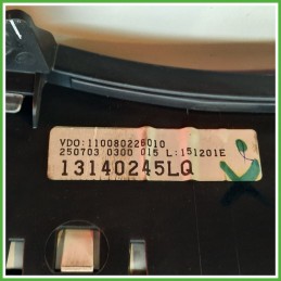 Quadro strumenti contachilometri tachimetro VDO 110080226010 OPEL CORSA X01 1.3 16V 13140245LQ