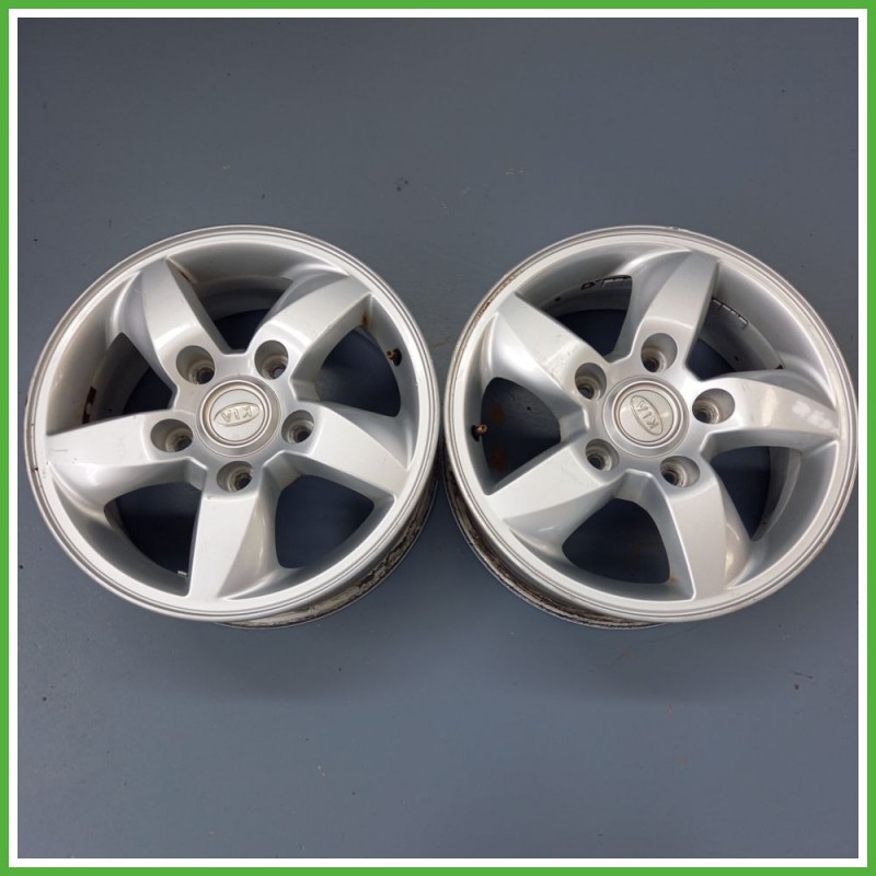 Cerchio Singolo in Lega KIA SORENTO 1a Serie (dal 07/2002 al 12/2006) 16 pollici 16" 7.0J 5x139.7 ET 45 originale usato al pz