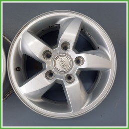 Cerchio Singolo in Lega KIA SORENTO 1a Serie (dal 07/2002 al 12/2006) 16 pollici 16" 7.0J 5x139.7 ET 45 originale usato al pz