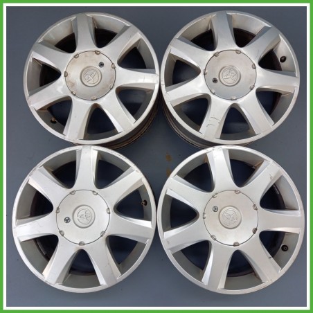 Cerchi in Lega TOYOTA AVENSIS (dal 04/2003 al 04/2009) 16 pollici 16" 6.5J 5x114.3 ET 45 4pz originali usati