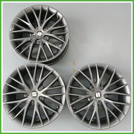 Cerchio Singolo in Lega SEAT LEON (dal 10/2012) 17 pollici 17" 7.0J 5x112 ET 49 originale usato al pz