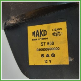 Fanale Fanalino Posteriore Destro DX MAGNETI MARELLI ST600 FIAT DOBLO 2W 40600748 Usato