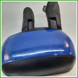 Specchio Specchietto Retrovisore Destro DX BLEU FIAT DOBLO 2W 2003 2005 MAGNETI MARELLI 0158099 Originale Usato