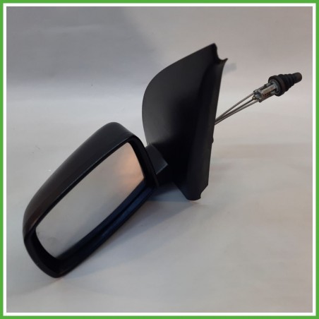 Specchio Specchietto Retrovisore Sinistro SX GOFFRATO FIAT PANDA 2Q 2003 2010 FICOSA FICOMIRRORS Originale Usato
