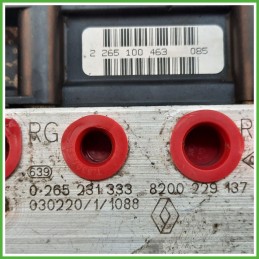 Centralina ABS Modulo Pompa BOSCH 0265800316 0265231333 RENAULT CLIO 2a Serie Originale Usato