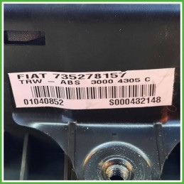 Airbag Guidatore Sinistro SX FIAT PUNTO 1N/1P 1.2 735278157 1999 2005 TRW S00082148