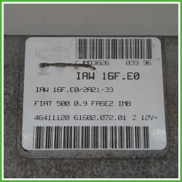 Centralina Motore Iniezione ECU MAGNETI MARELLI IAW16F.E0 FIAT CINQUECENTO NM 29kw 46411120 1992 1999