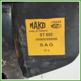 Fanale Fanalino Posteriore Destro DX MAGNETI MARELLI ST600 FIAT DOBLO CARGO 2W 40600748 Usato