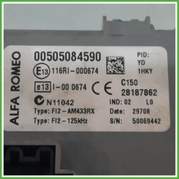 Body Computer Centralina Modulo BCM BSI DELPHI FI2-AM433RX ALFA ROMEO MiTo X6 1.4 505084590 2008 2011