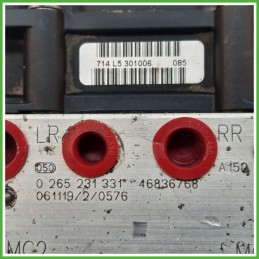 Centralina ABS Modulo Pompa BOSCH 0265800315 0265231331 FIAT PUNTO CLASSIC 2U Originale Usato