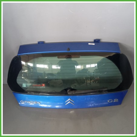 Portellone Bagagliaio Cofano Baule Posteriore CITROEN C2 2003 2010 BLU Berlina Originale Usato