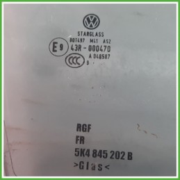 Cristallo Laterale Scendente Anteriore Destro DX VOLKSWAGEN GOLF 5K/AJ 5 Porte 5K4845202B 2008 2012