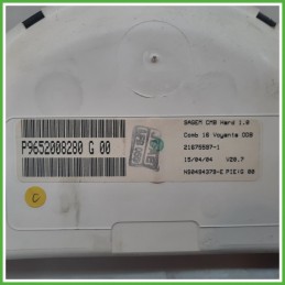 Quadro strumenti contachilometri tachimetro SAGEM 21675597-1 CITROEN C3 1a Serie 1.1 9652008280