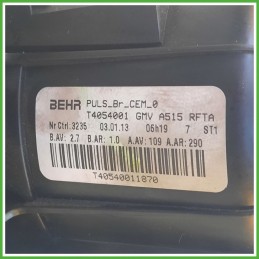 Ventola Ventilatore Riscaldamento Abitacolo BEHR T40540011870 CITROEN C3 A51 1.4 T4054001 2013 2017
