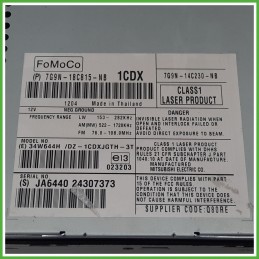 Autoradio LAND ROVER FREELANDER 2.2 LR025566 2006 2015 MITSUBISHI 34W644H