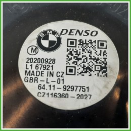 Ventola Ventilatore Riscaldamento Abitacolo DENSO CZ116360-2027 BMW Serie 1 5P F40 64119297751 2019