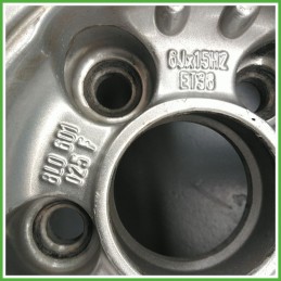 Cerchio Singolo in Lega AUDI A3 (8L) (dal 08/1996 al 12/2001) 15 pollici 15" 6.0J 5x100 ET 38 originale usato al pz