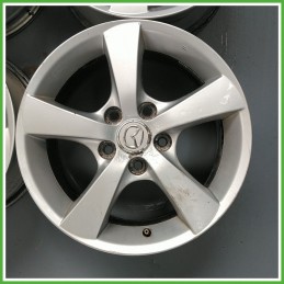 Cerchi in Lega MAZDA Mazda 3 (dal 10/2003 al 08/2006) 16 pollici 16" 6.5J 5x114.3 ET 52.5 4pz originali usati