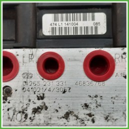 Centralina ABS Modulo Pompa BOSCH 0265800315 0235231331 FIAT PUNTO 2U Originale Usato