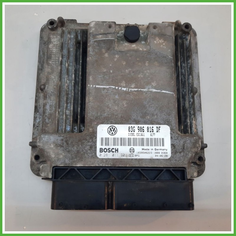 Centralina Motore Iniezione ECU BOSCH 0281011901 VOLKSWAGEN GOLF 1K 1.9 TDI 77kw 03G906016DF 2003 2009