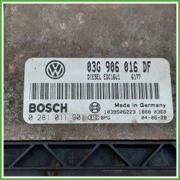 Centralina Motore Iniezione ECU BOSCH 0281011901 VOLKSWAGEN GOLF 1K 1.9 TDI 77kw 03G906016DF 2003 2009