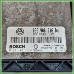 Centralina Motore Iniezione ECU BOSCH 0281001864 SEAT TOLEDO 5P 1.9 TDI 77kw 03G906016DH 2004 2009
