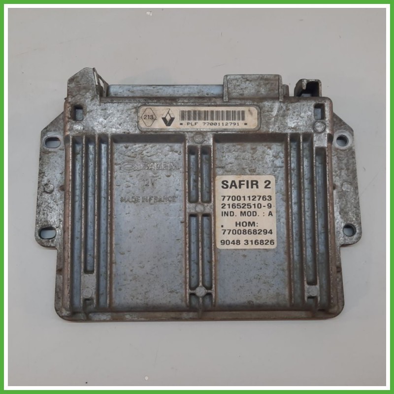 Centralina Motore Iniezione ECU SAGEM 21652510-9 RENAULT CLIO 2a Serie 1.2 43kw 7700112763 1998 2001