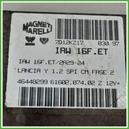 Centralina Motore Iniezione ECU MAGNETI MARELLI IAW16F.ET LANCIA Y 1.2 44kw 46448299 1996 2000