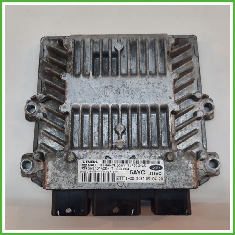Centralina Motore Iniezione ECU SIEMENS 5WS40140E-T FORD FIESTA CBK 1.4 50kw 3S6112A650LC 2002 2005