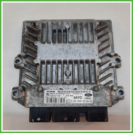 Centralina Motore Iniezione ECU SIEMENS 5WS40140E-T FORD FIESTA CBK 1.4 50kw 3S6112A650LC 2002 2005