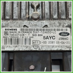 Centralina Motore Iniezione ECU SIEMENS 5WS40140E-T FORD FIESTA CBK 1.4 50kw 3S6112A650LC 2002 2005