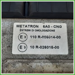 Centralina Motore Iniezione GAS METATRON 6A0-CNG FIAT PUNTO 2U 1.2 8V 44kw 55193262 2003 2007