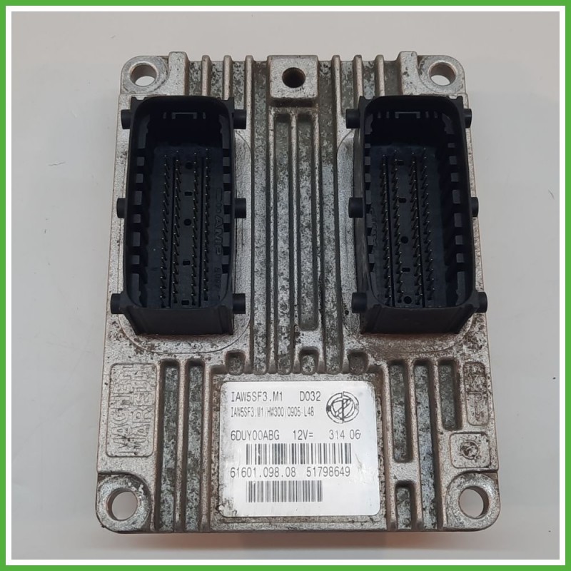 Centralina Motore Iniezione ECU MAGNETI MARELLI IAW5SF3.M1 FIAT GRANDE PUNTO 2Y 1.2 48kw 51798649 2005 2008