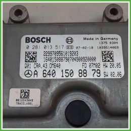 Centralina Motore Iniezione ECU BOSCH 0281013517 MERCEDES-BENZ Classe A W/C169 CDI 80kw A6401508879 2004 2013